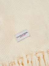 Luxury Herringbone Throw in Eggnog
