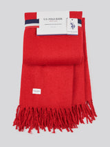 Premium Super Soft Hanging Throw Haute Red