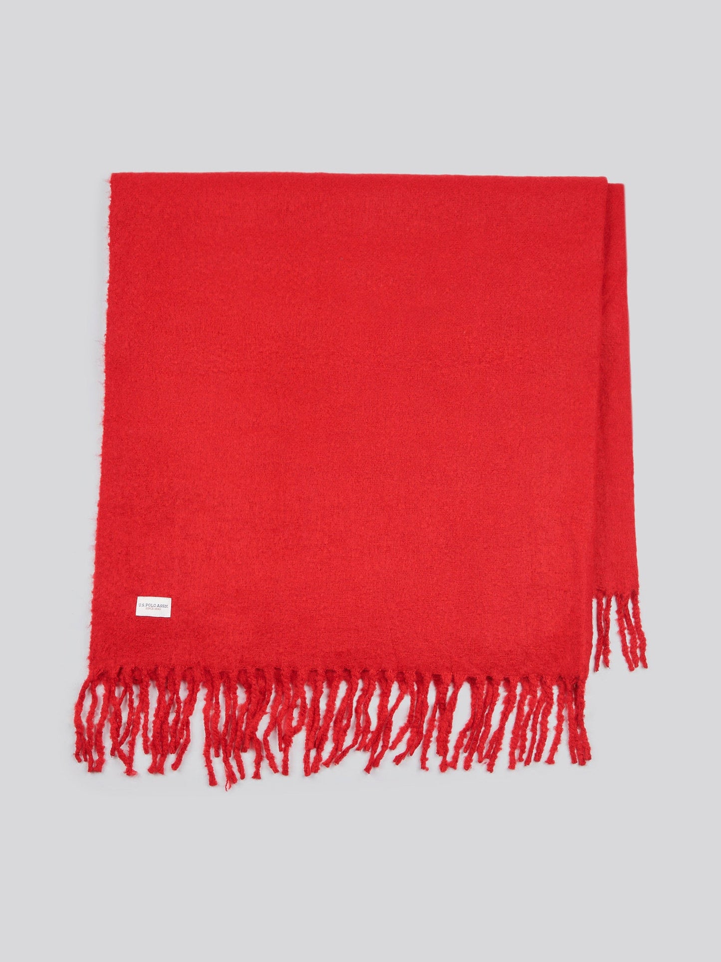 Premium Super Soft Hanging Throw Haute Red