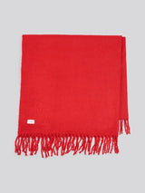 Premium Super Soft Hanging Throw Haute Red