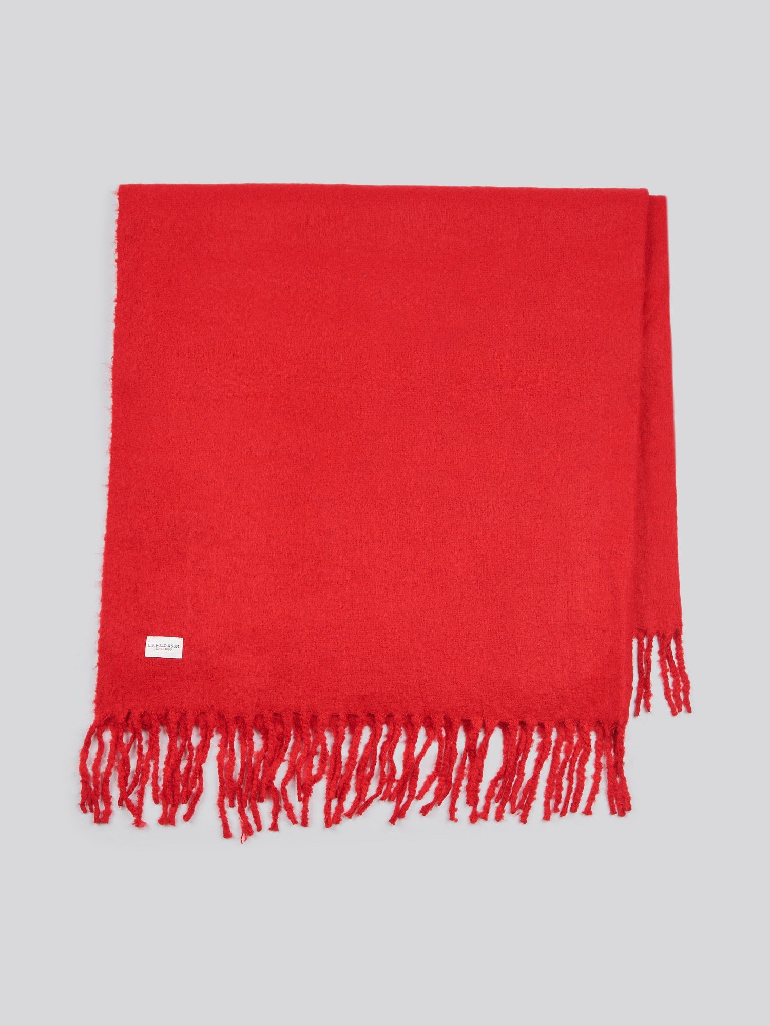 Premium Super Soft Hanging Throw Haute Red