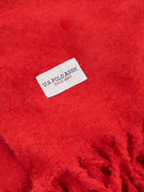 Premium Super Soft Hanging Throw Haute Red