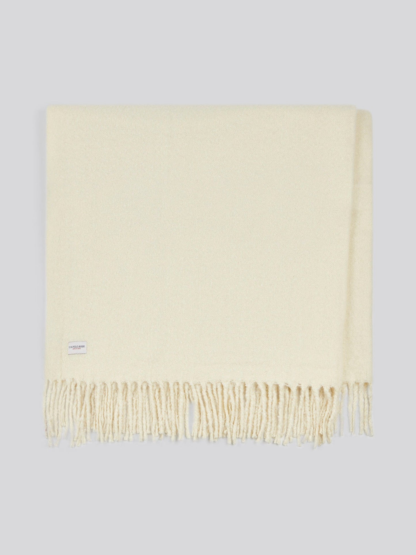 Premium Super Soft Hanging Throw Light Gray