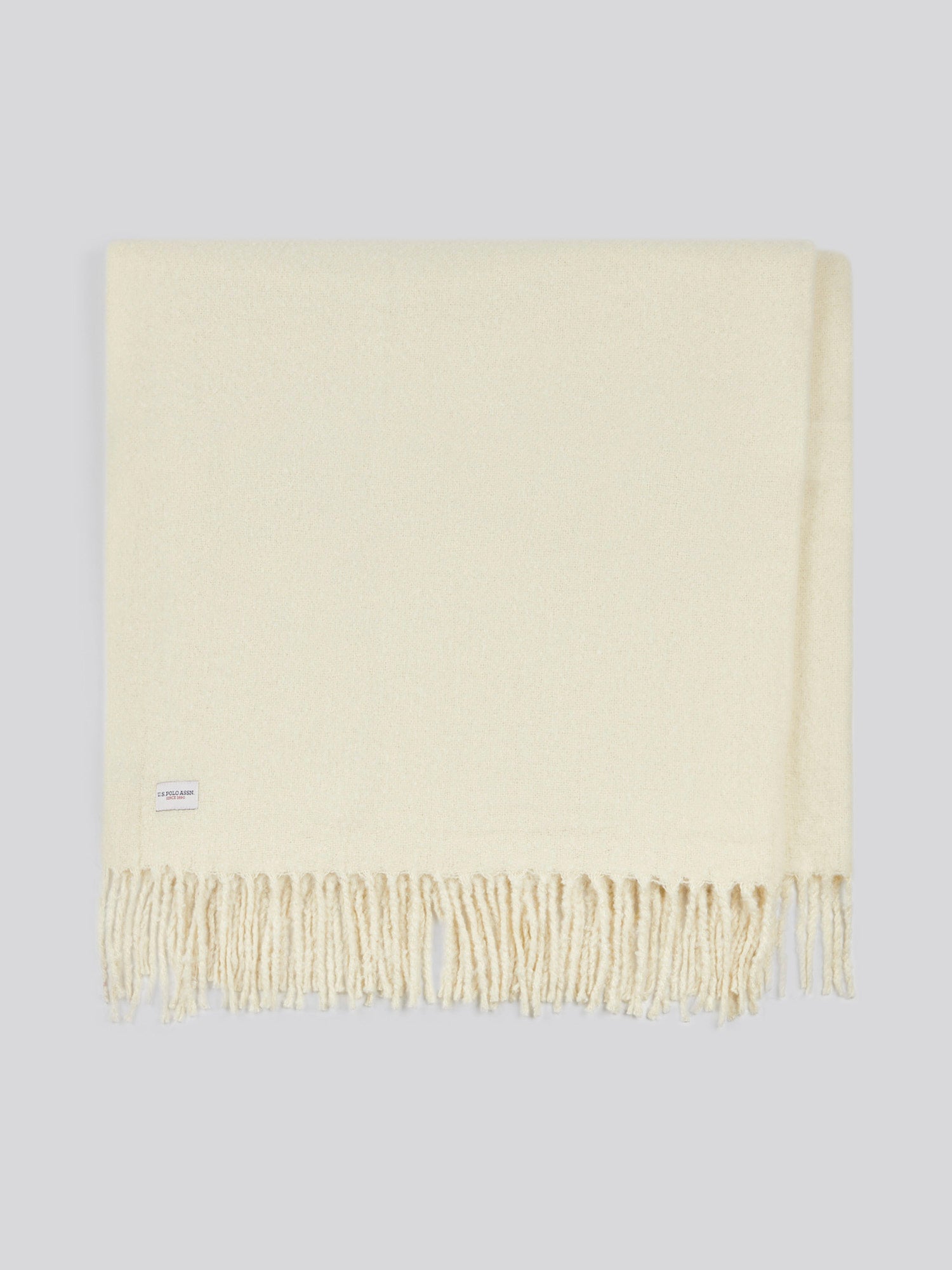 Premium Super Soft Hanging Throw Light Gray
