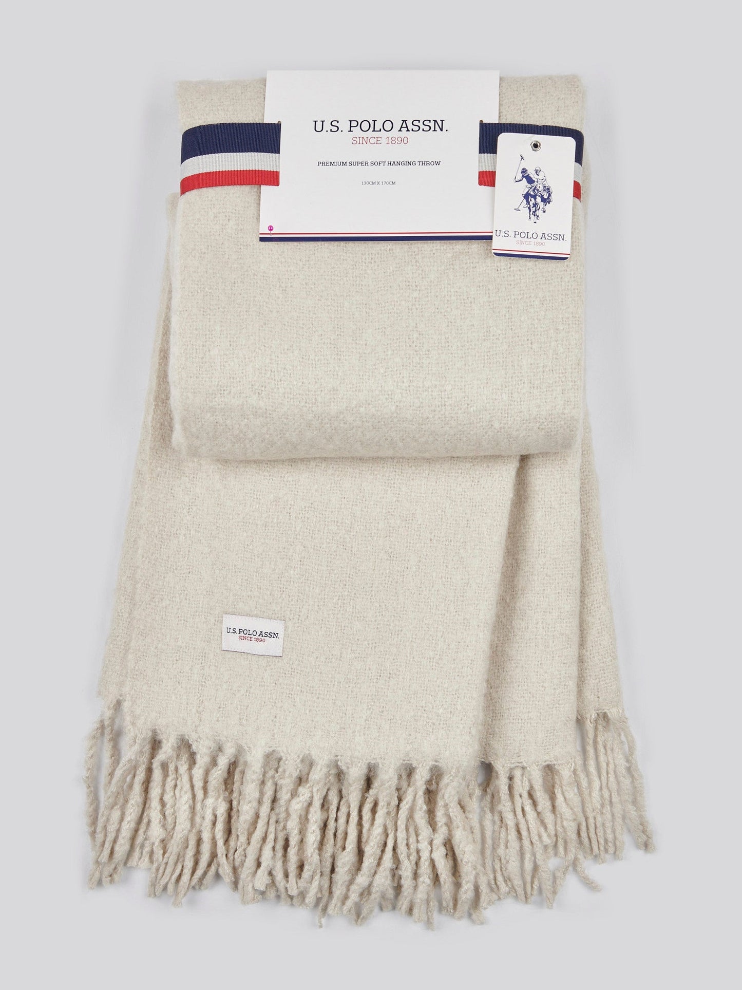 Premium Super Soft Hanging Throw Vapor Blue
