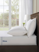 Pure Cotton Sheet & Pillowcase Set in Bright White