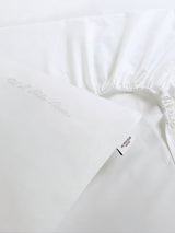 Pure Cotton Sheet & Pillowcase Set in Bright White