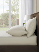 Pure Cotton Sheet & Pillowcase Set in Oatmeal
