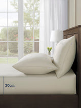 Pure Cotton Sheet & Pillowcase Set in Oatmeal