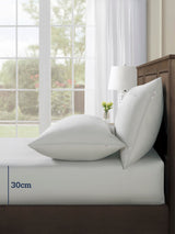 Pure Cotton Sheet & Pillowcase Set in Vapor Blue