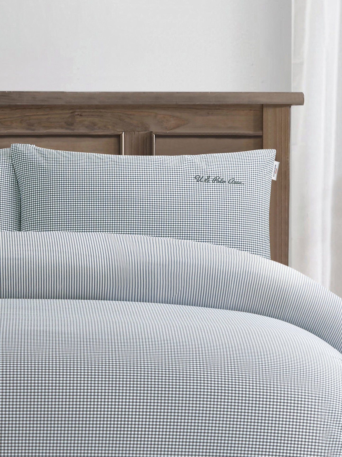 Pure Cotton Check Duvet Set Tornado
