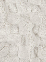 Plush Jacquard Throw & Cushion Set in Vapor Blue