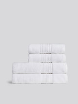 Pure Cotton Zero Twist Towel Bright White