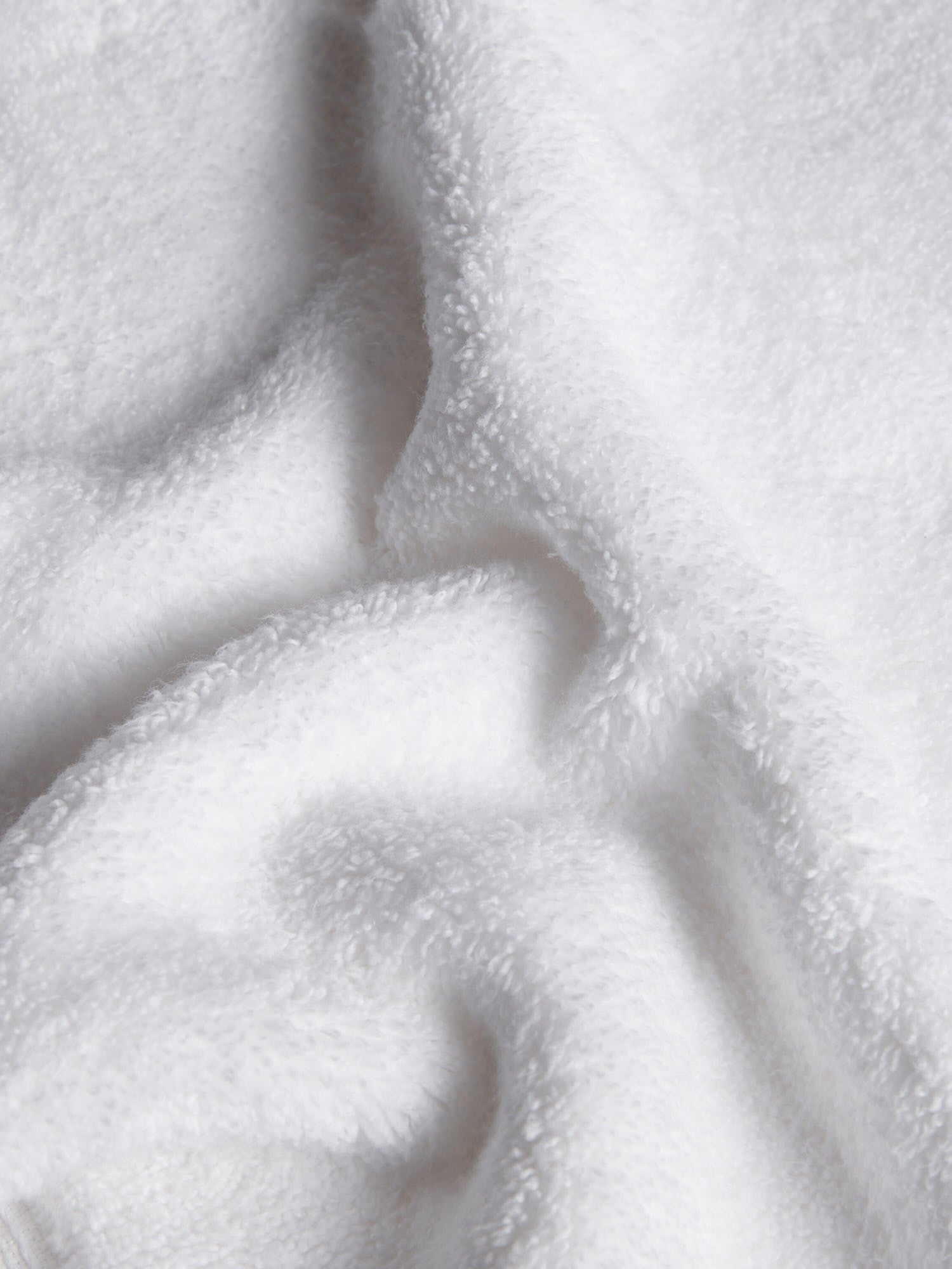 Pure Cotton Zero Twist Towel Bright White