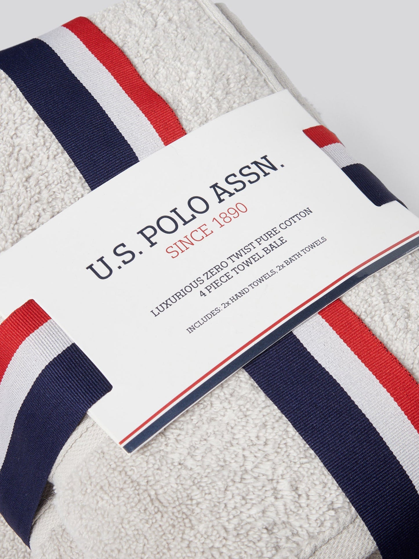 Pure Cotton Zero Twist Towel Vapor Blue