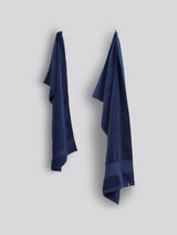 Pure Cotton Zero Twist Towel Navy Iris