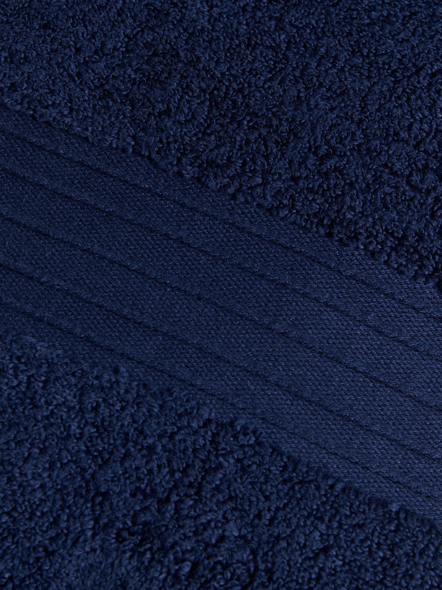 Pure Cotton Zero Twist Towel Navy Iris