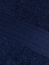 Pure Cotton Zero Twist Towel Navy Iris