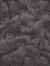 Premium Plush Jacquard Throw in Tornado