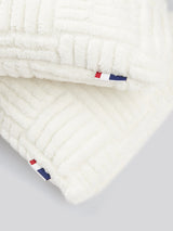 Premium Terrazzo Jacquard 2-Cushion Set in Bright White