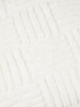 Premium Terrazzo Jacquard 2-Cushion Set in Bright White