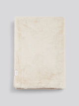 Premium Fur-Style Throw Silver Birch