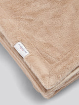 Premium Fur-Style Throw Camel