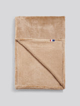 Premium Fleece Throw Camel