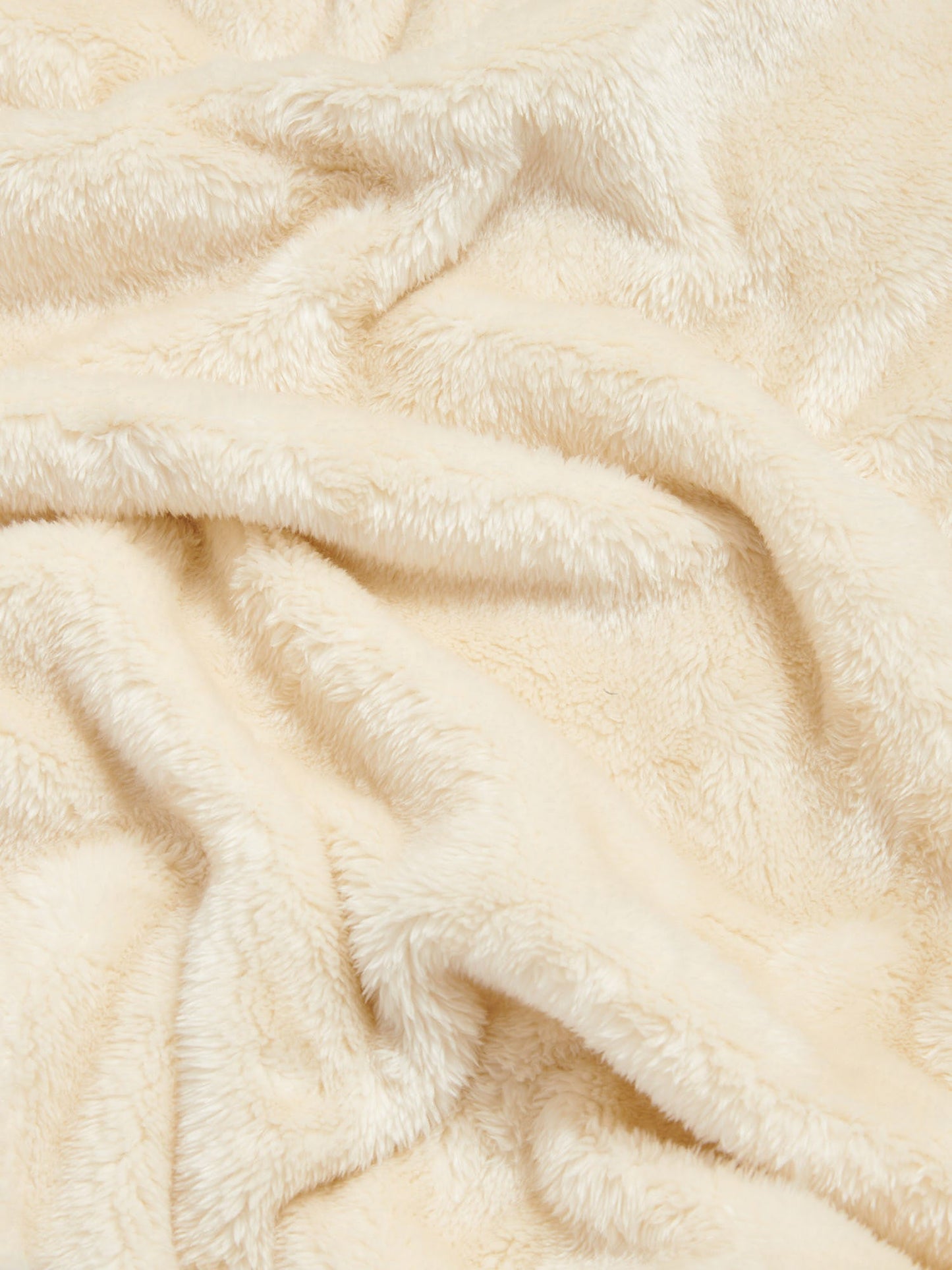 Premium Fleece Throw Coconut Milk