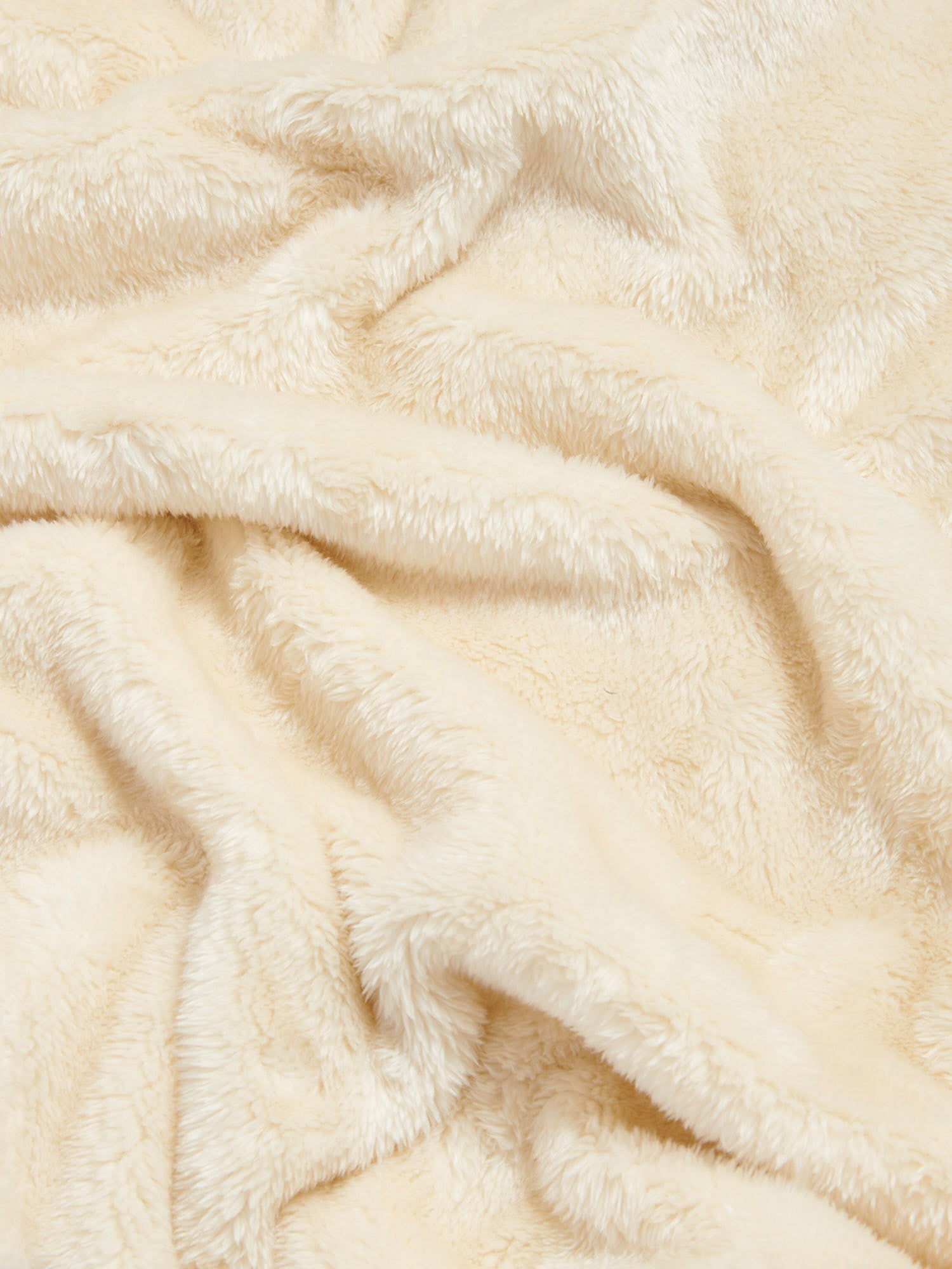 Premium Fleece Throw Coconut Milk