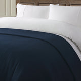Channel Row Quilted Bedspread Navy Iris