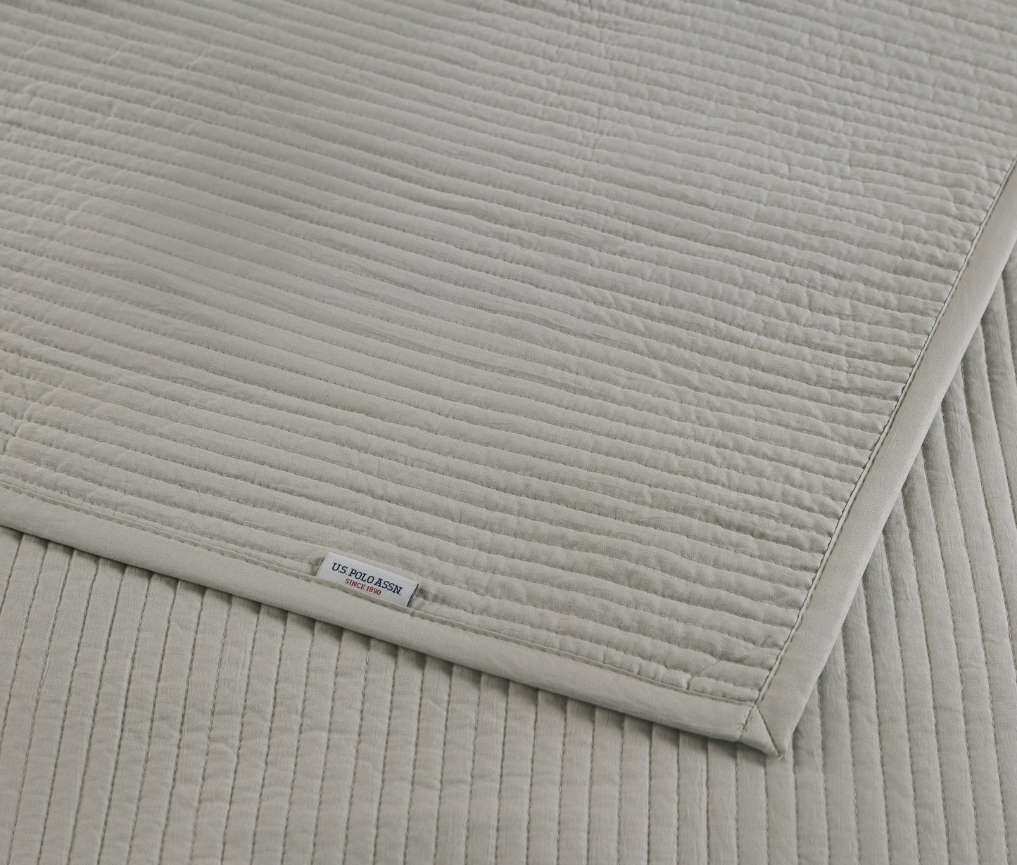 Channel Row Quilted Bedspread Cloud Cream