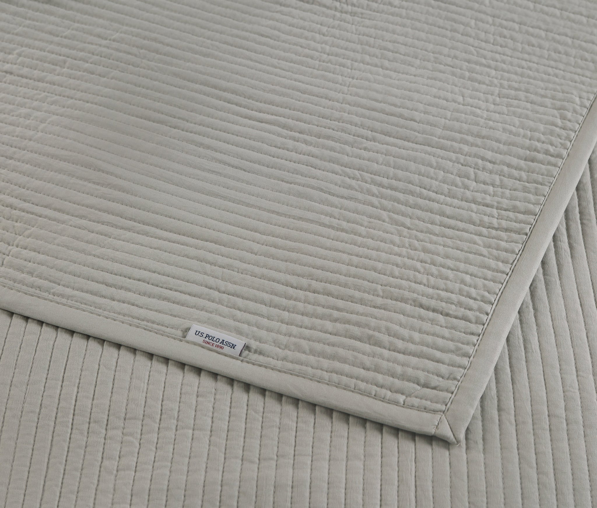 Channel Row Quilted Bedspread Cloud Cream