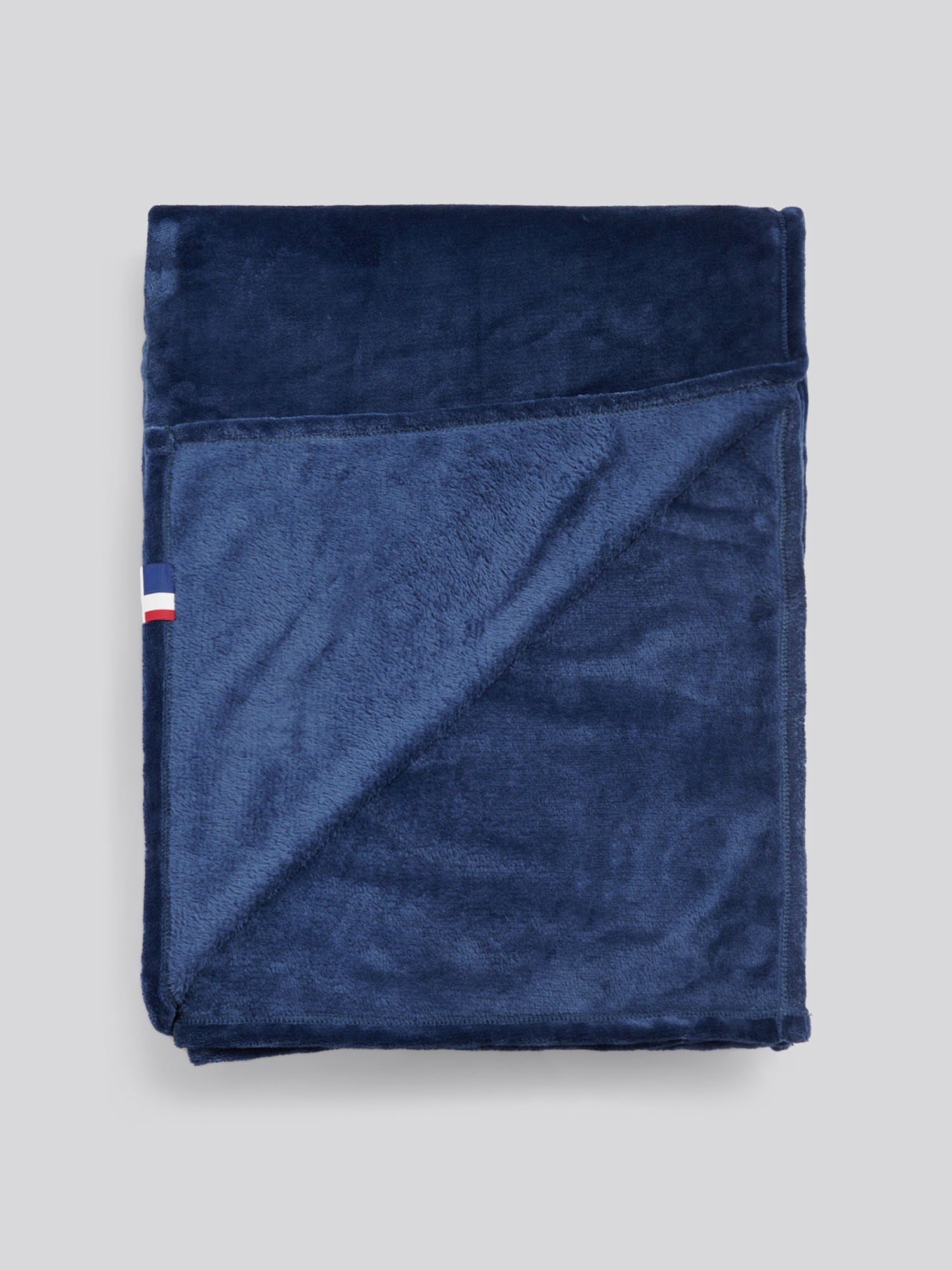 Premium Plush Fleece Throw Ensign Blue