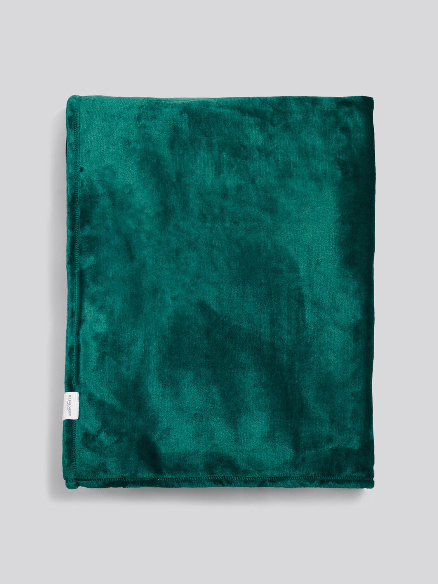 Premium Plush Fleece Throw Teal Green