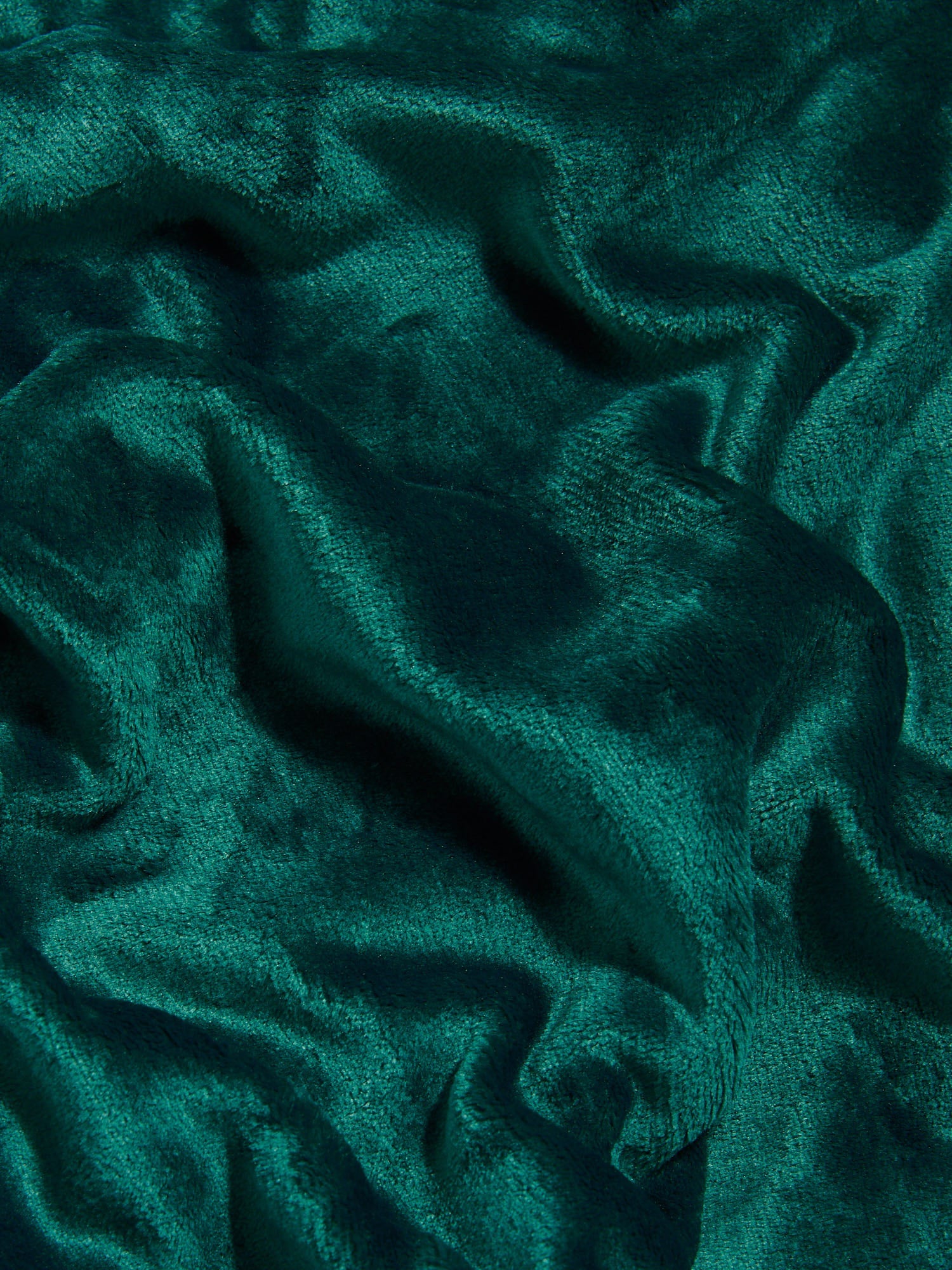 Premium Plush Fleece Throw Teal Green