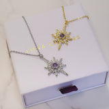 Heidi North Star Birthstone Necklace | 925 Sterling Silver