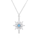 Heidi North Star Birthstone Necklace | 925 Sterling Silver