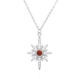 Heidi North Star Birthstone Necklace | 925 Sterling Silver
