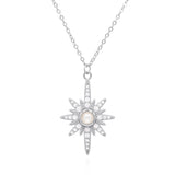 Heidi North Star Birthstone Necklace | 925 Sterling Silver