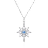 Heidi North Star Birthstone Necklace | 925 Sterling Silver
