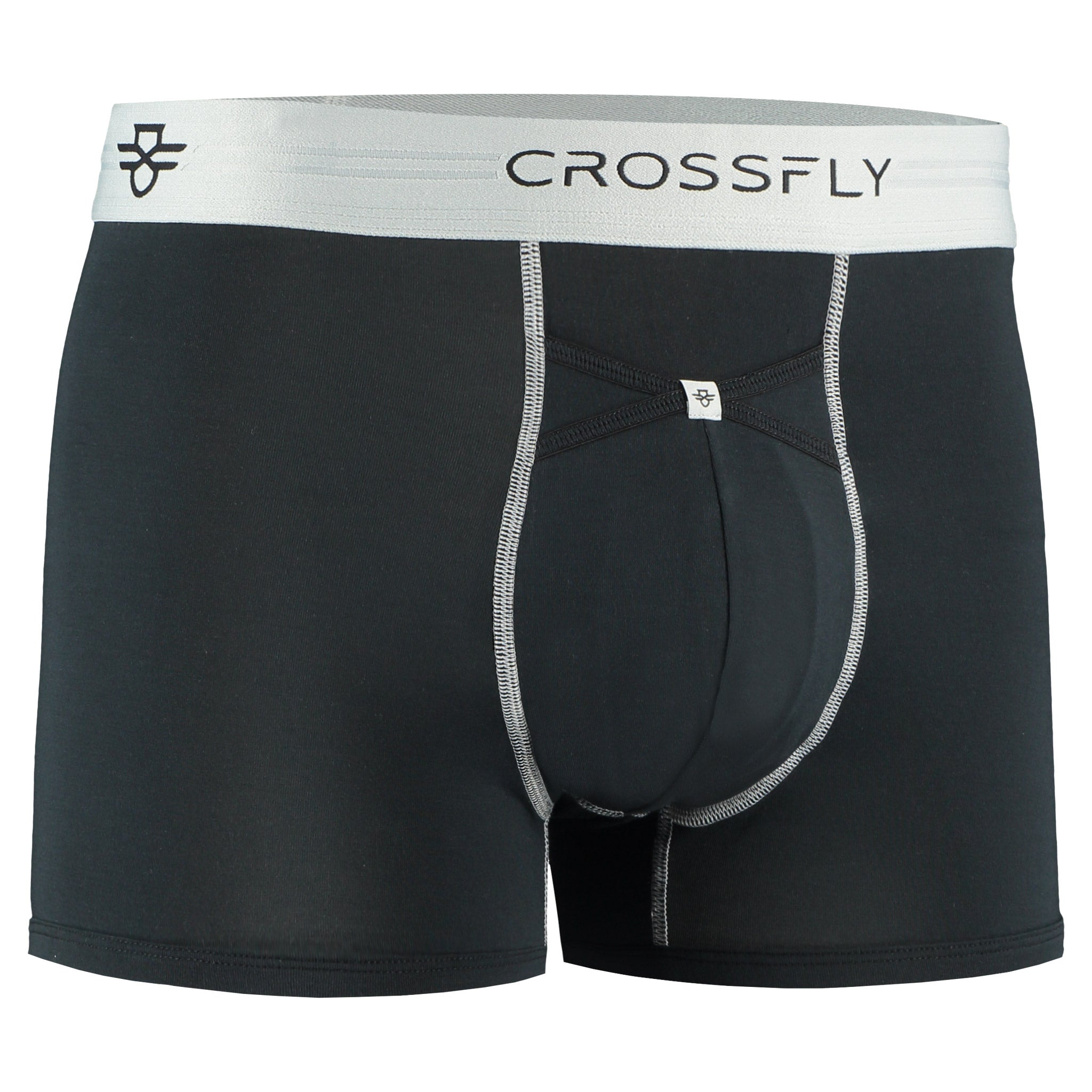 IKON X Men's 3" Trunks - Black/Silver