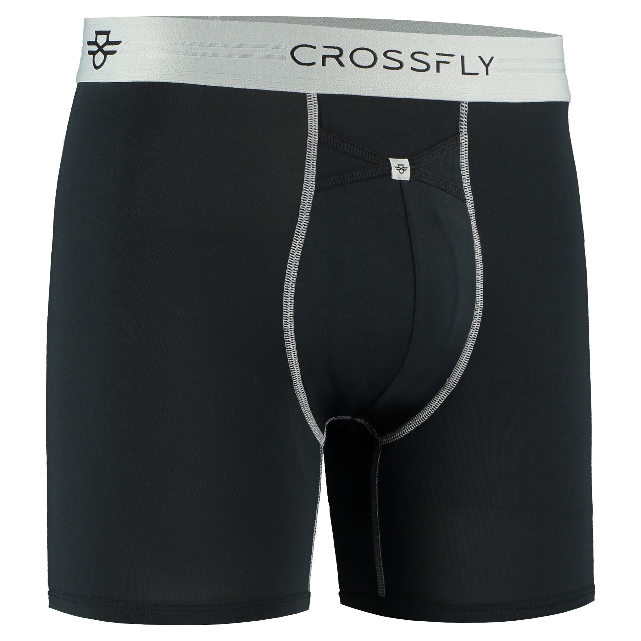 IKON X Men's 6" Boxers - Black/Silver