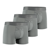 3-pack: IKON Men's 3" Trunks - Charcoal