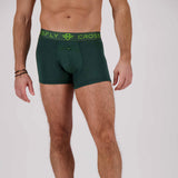 3-pack: IKON Men's 3" Trunks - Green Marle