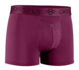 3-pack: IKON Men's 3" Trunks - Plum + Italia + Charcoal