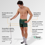 3-Pack: IKON Men's 6" Boxers - Green Marle