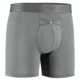 3-Pack: IKON Men's 6" Boxers - Plum / Italia / Charcoal