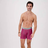 IKON X Men's 6" Boxers - Perfect Plum/Grey