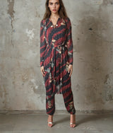 Gorgeous Vintage Virginie - Paris Two Piece Dress & Trousers Set UK 8 - 12
